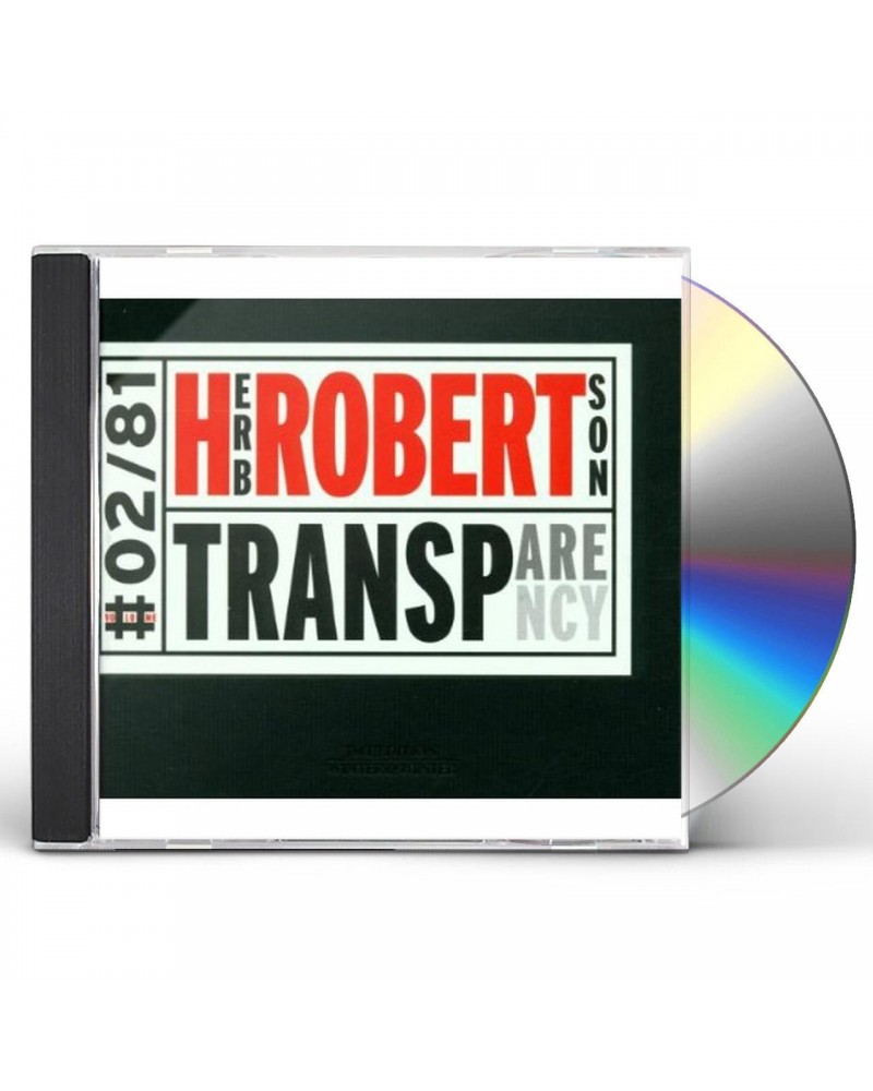 Herb Robertson TRANSPARENCY CD $11.96 CD