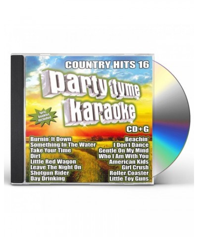 Party Tyme Karaoke Country Hits 16 (16 song CD+G) CD $16.10 CD