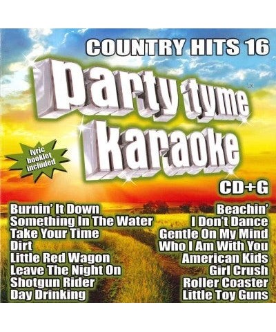 Party Tyme Karaoke Country Hits 16 (16 song CD+G) CD $16.10 CD